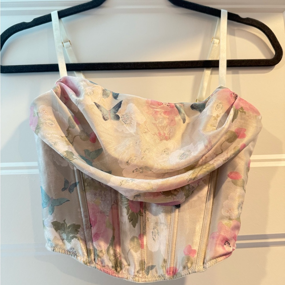 Victoria's Secret Pink Tan Bustier Camisole Top